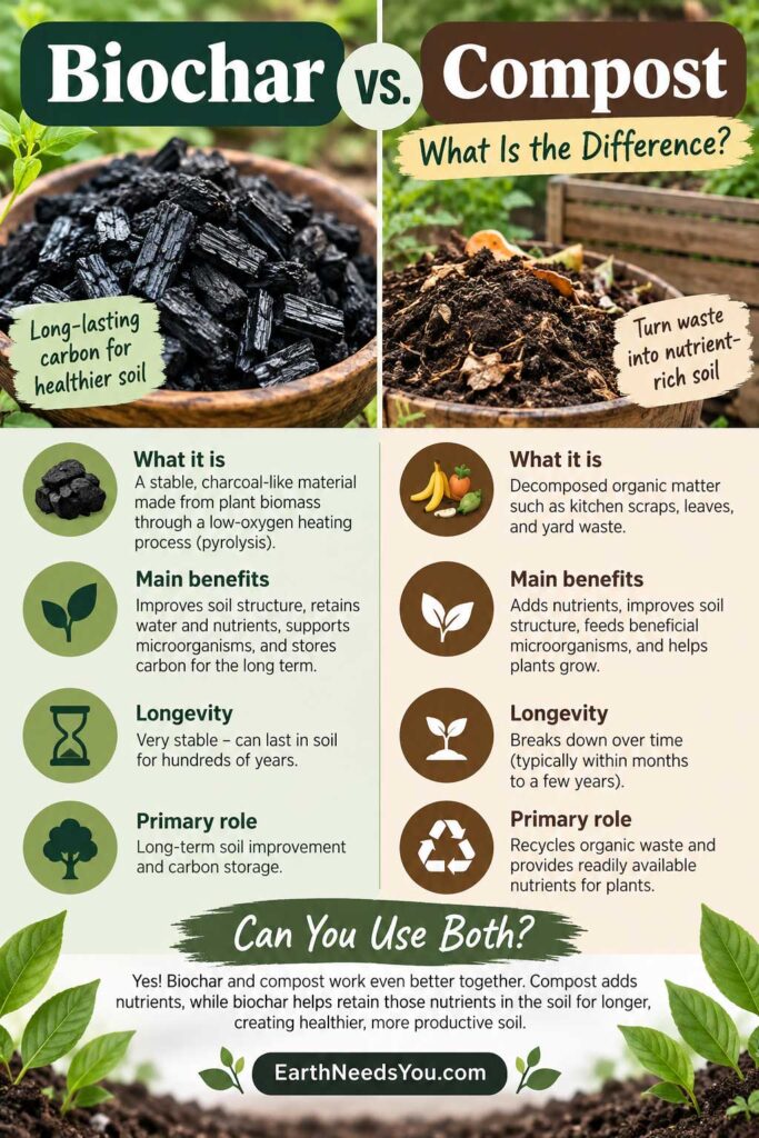 Biochar vs Compost What Is the Difference