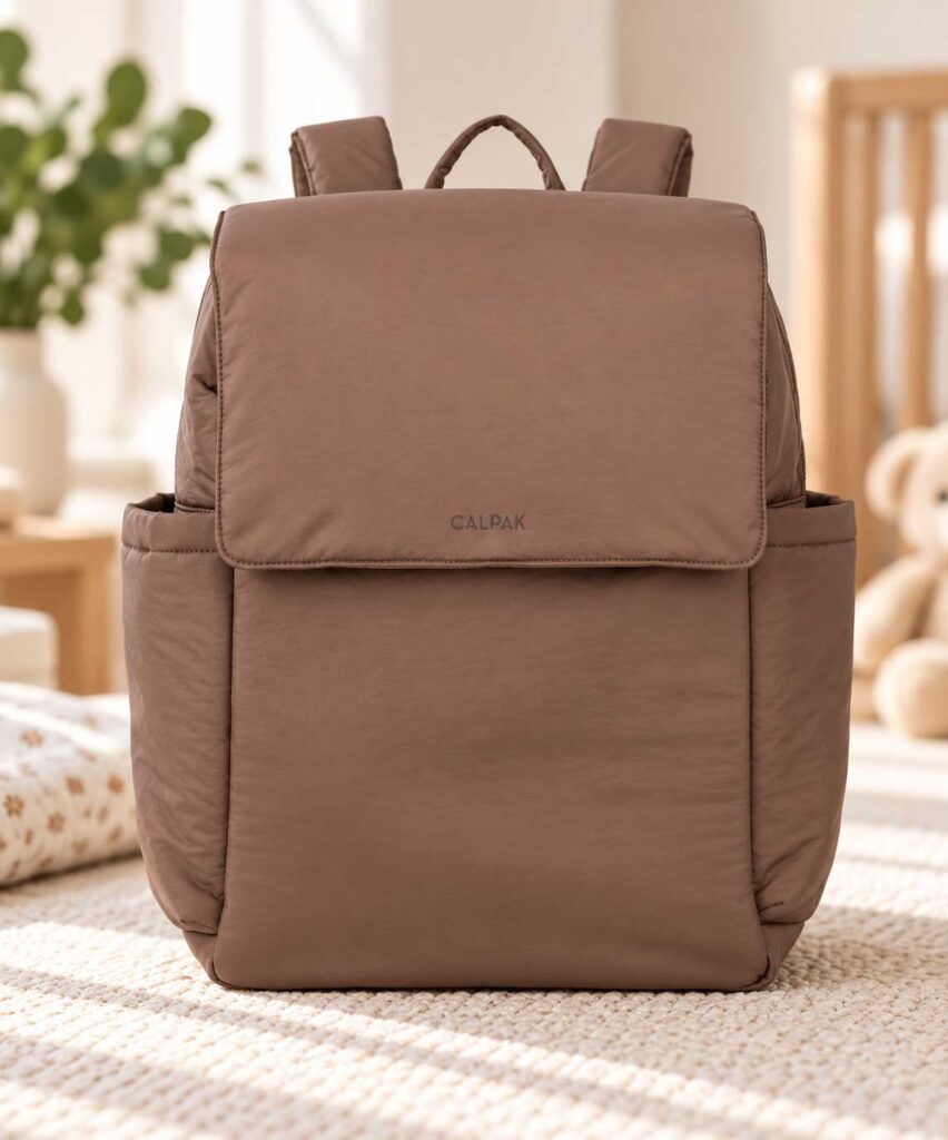 CALPAK Diaper Backpack with Laptop Sleeve