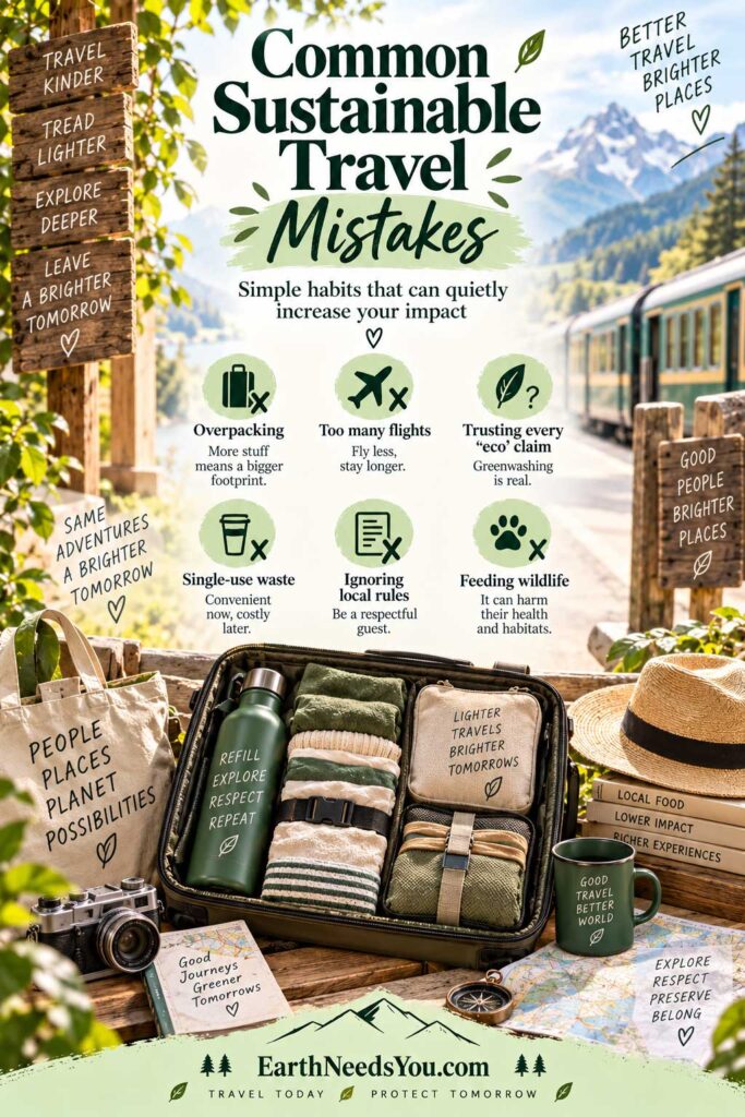 Common Sustainable Travel Mistakes