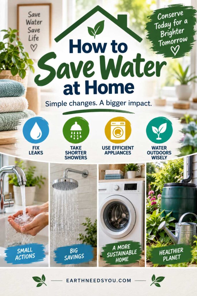 How to Save Water at Home