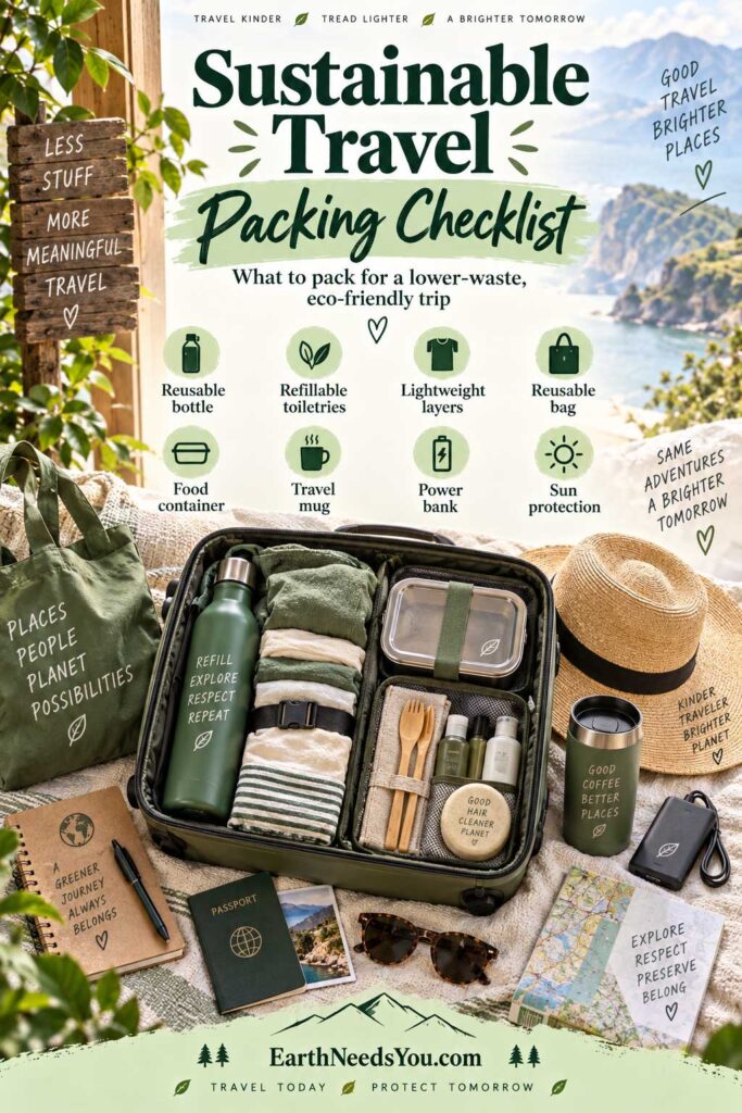 Sustainable Travel Packing Checklist
