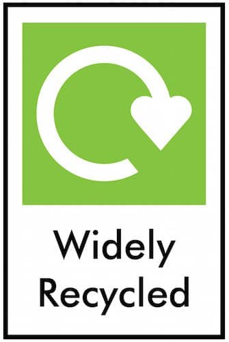 Widely Recycled symbol