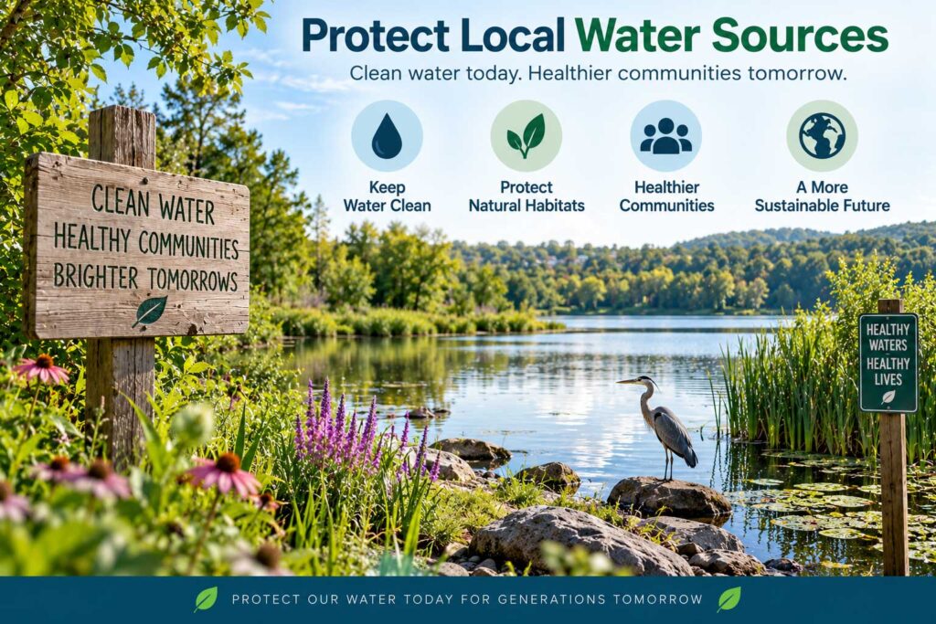 household water conservation and Local Water Sources