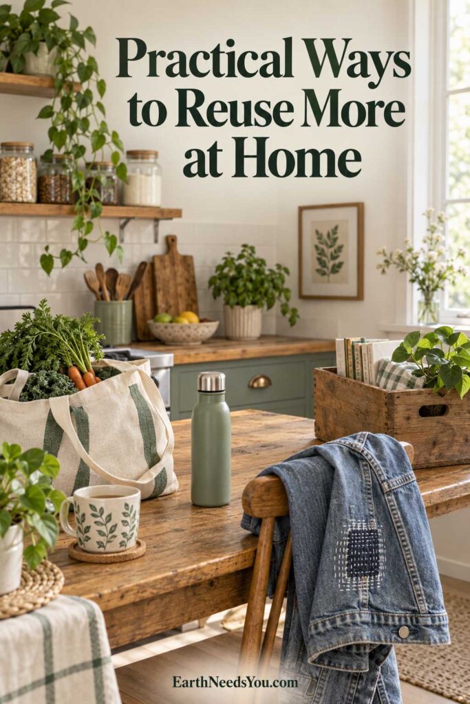 Practical Ways to Reuse More at Home environmental benefits of recycling