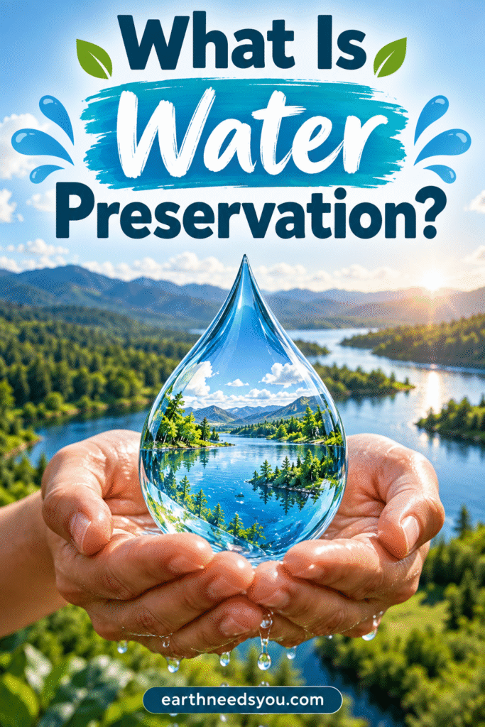 What Is Water Preservation