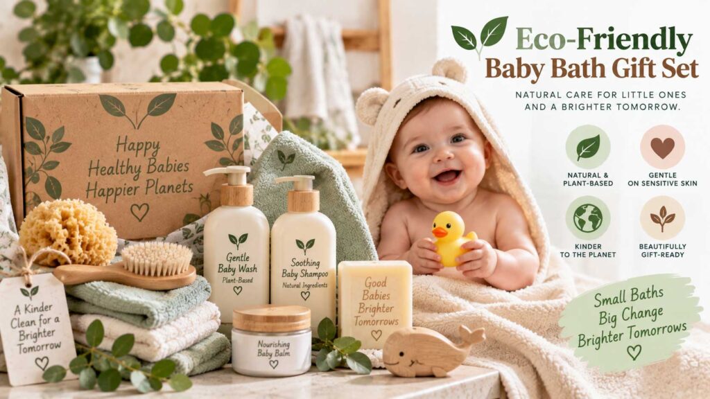 Eco-Friendly Baby Bath Gift Set