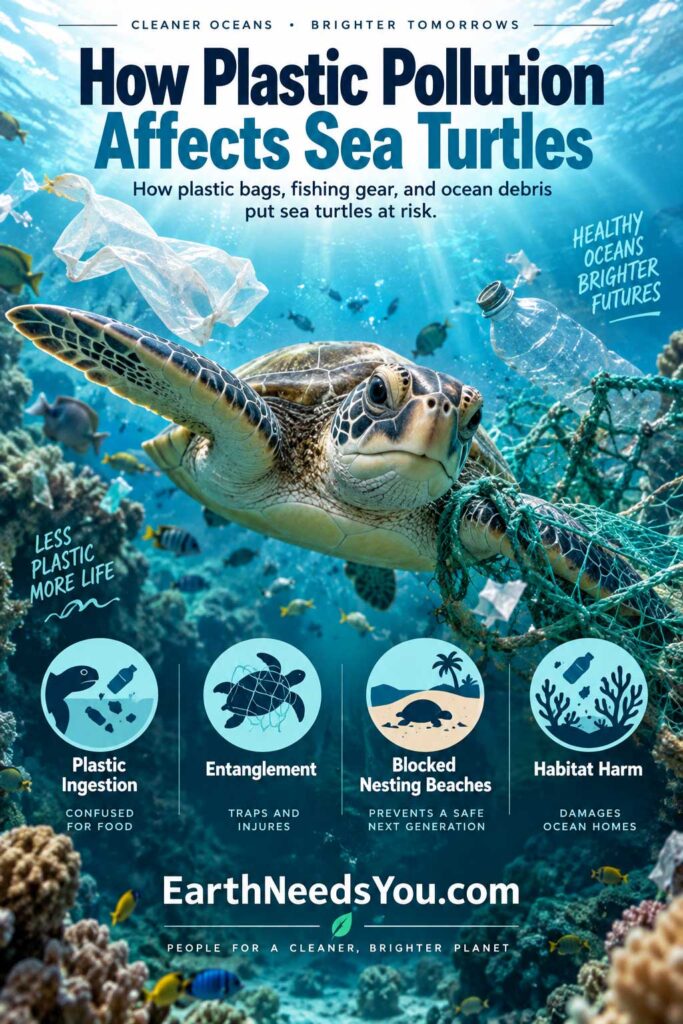 How Plastic Pollution Affects Sea Turtles
