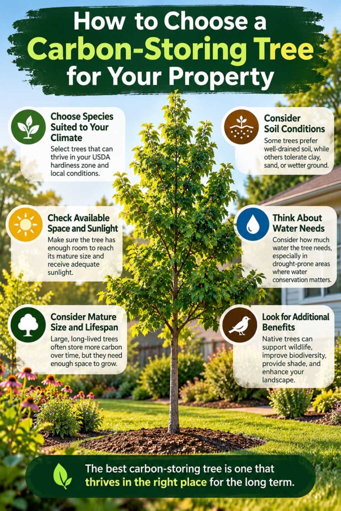 How to Choose a Carbon-Storing Tree for Your Property