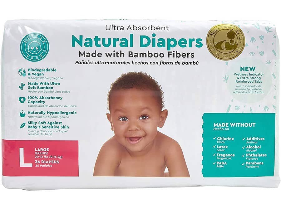 Little Toes Disposable Bamboo Diapers