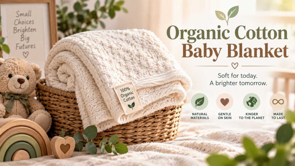 Organic Cotton Baby Blanket