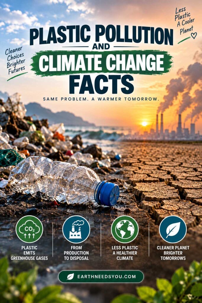 Plastic Pollution and Climate Change Facts