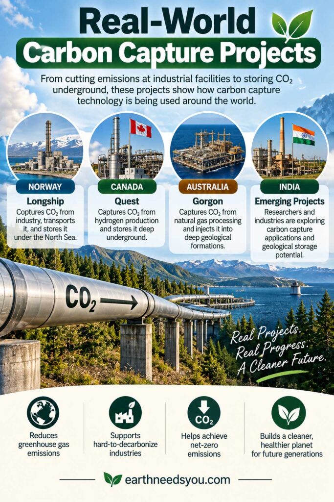 Real-World Carbon Capture Projects