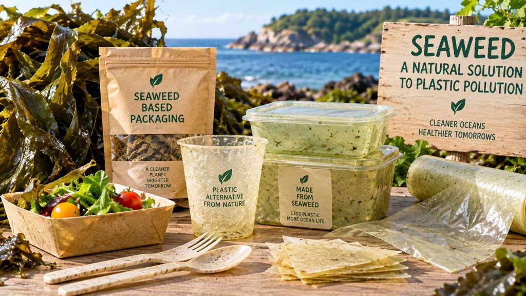 10 Amazing Uses of Seaweed for a Sustainable Future 9 Seaweed-Based Packaging