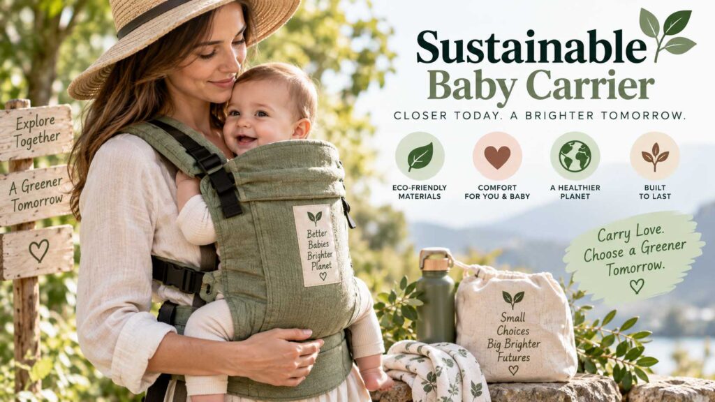 Sustainable Baby Carrier eco-conscious baby shower gifts