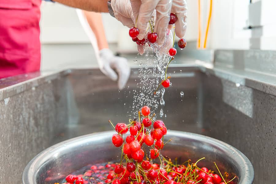 Washing Fruits and Vegetables