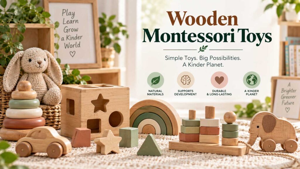 Wooden Montessori Toys for a Kinder Planet